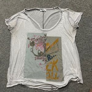 Graphic see-through t-shirt